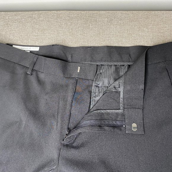 Perry Ellis Portfolio Dress Pants Men's 38 x 32 Slim Fit Black Business Office - Picture 4 of 14